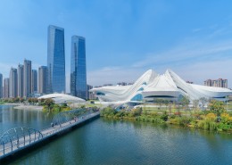 湖南长沙梅溪湖大剧场建筑风景图(10张高清图片)